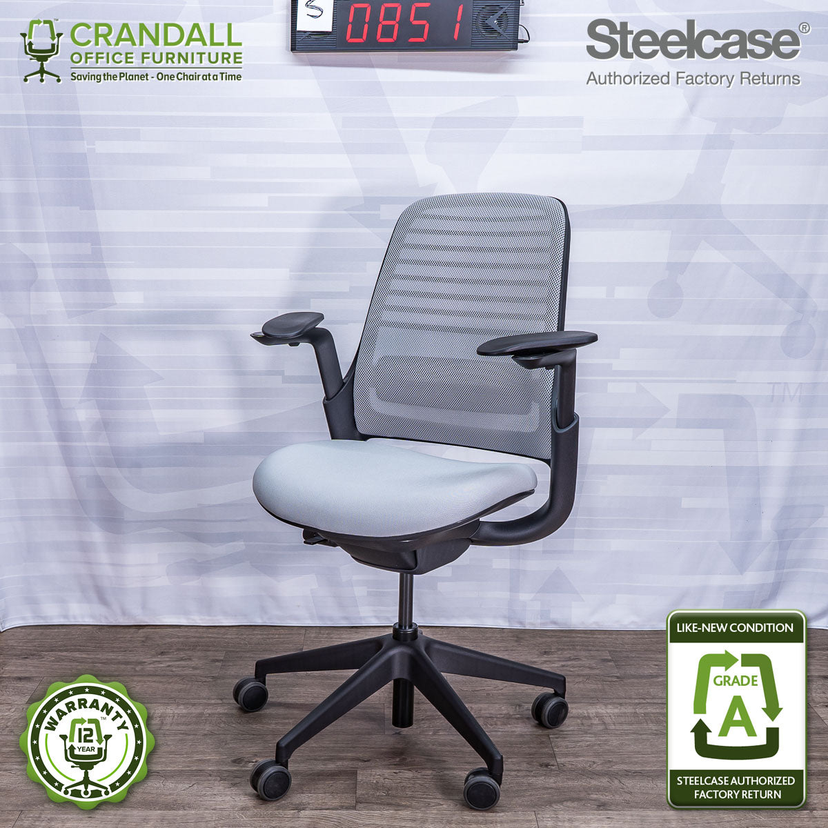 S-0851 - Steelcase Series 1 - Grade A