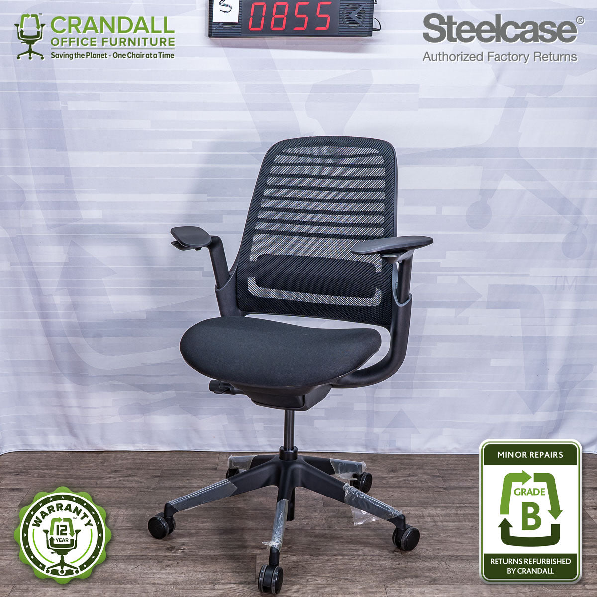 S-0855 - Steelcase Series 1 - Grade B