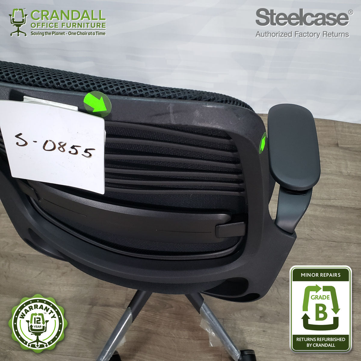 S-0855 - Steelcase Series 1 - Grade B