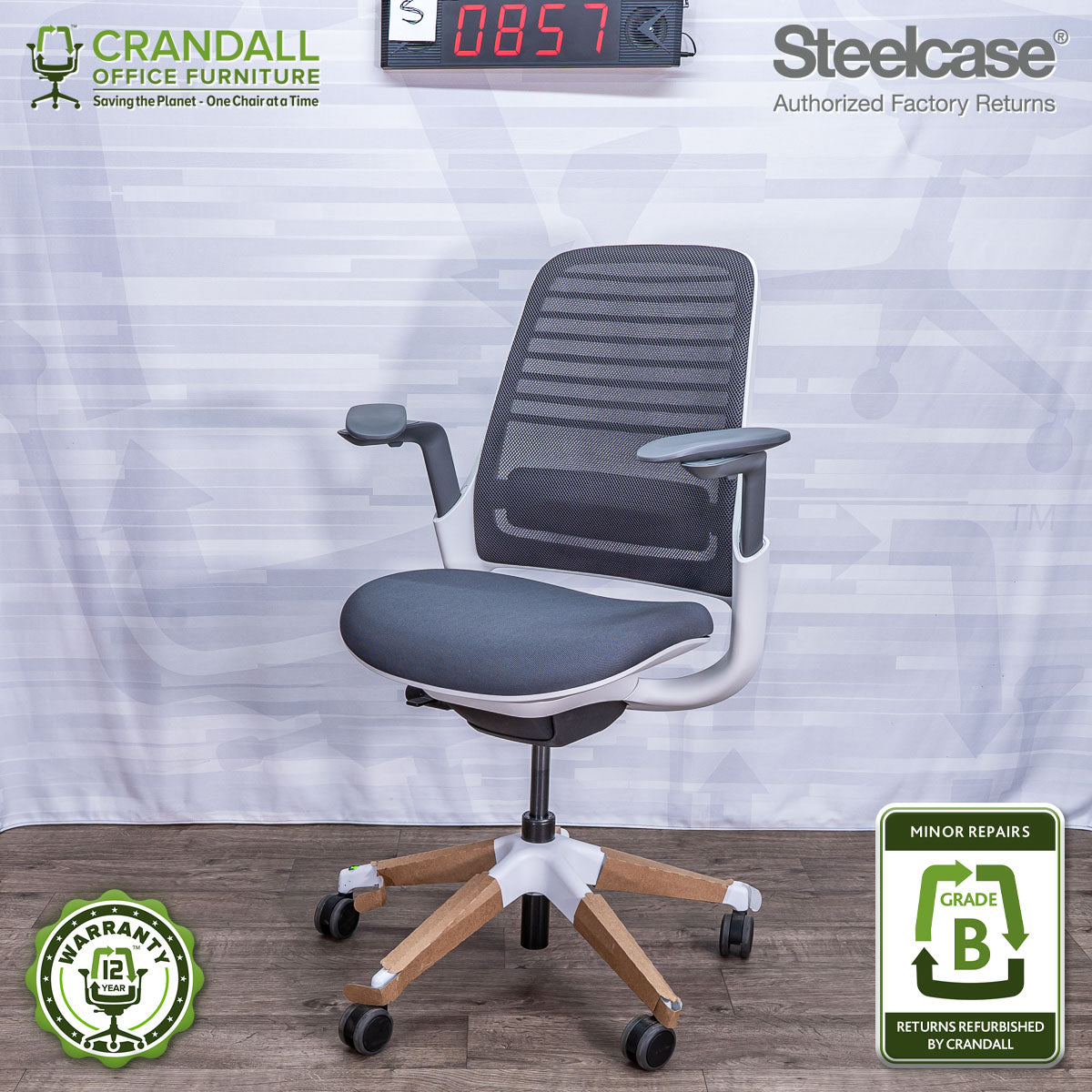 S-0857 - Steelcase Series 1 - Grade B
