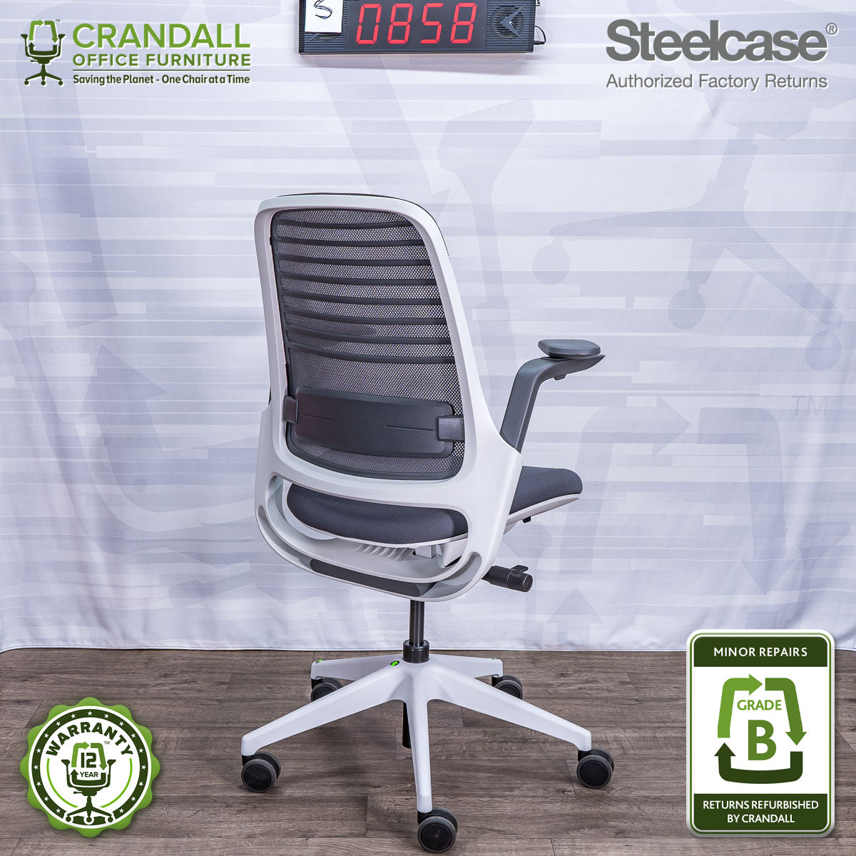 S-0858 - Steelcase Series 1 - Grade B