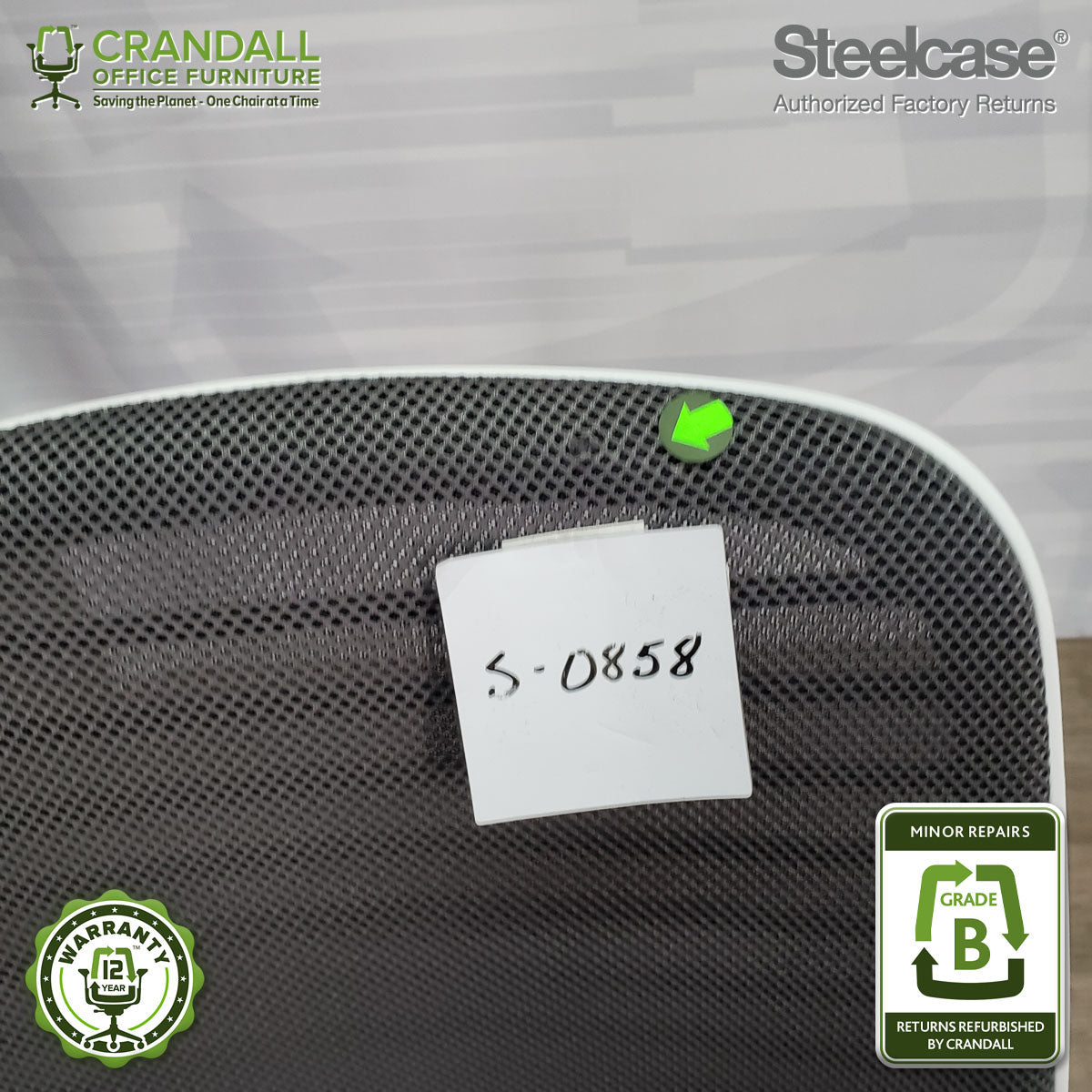 S-0858 - Steelcase Series 1 - Grade B