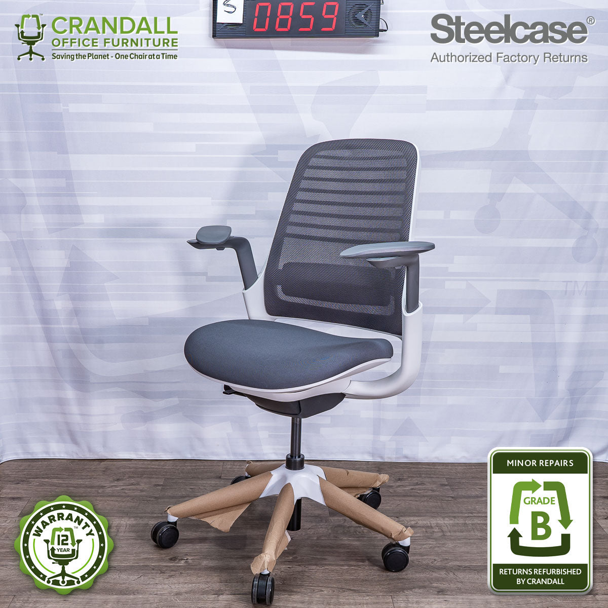 S-0859 - Steelcase Series 1 - Grade B