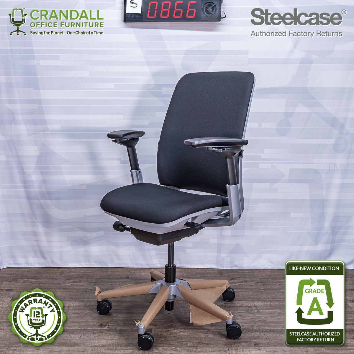 S-0866 - Steelcase Amia - Grade A