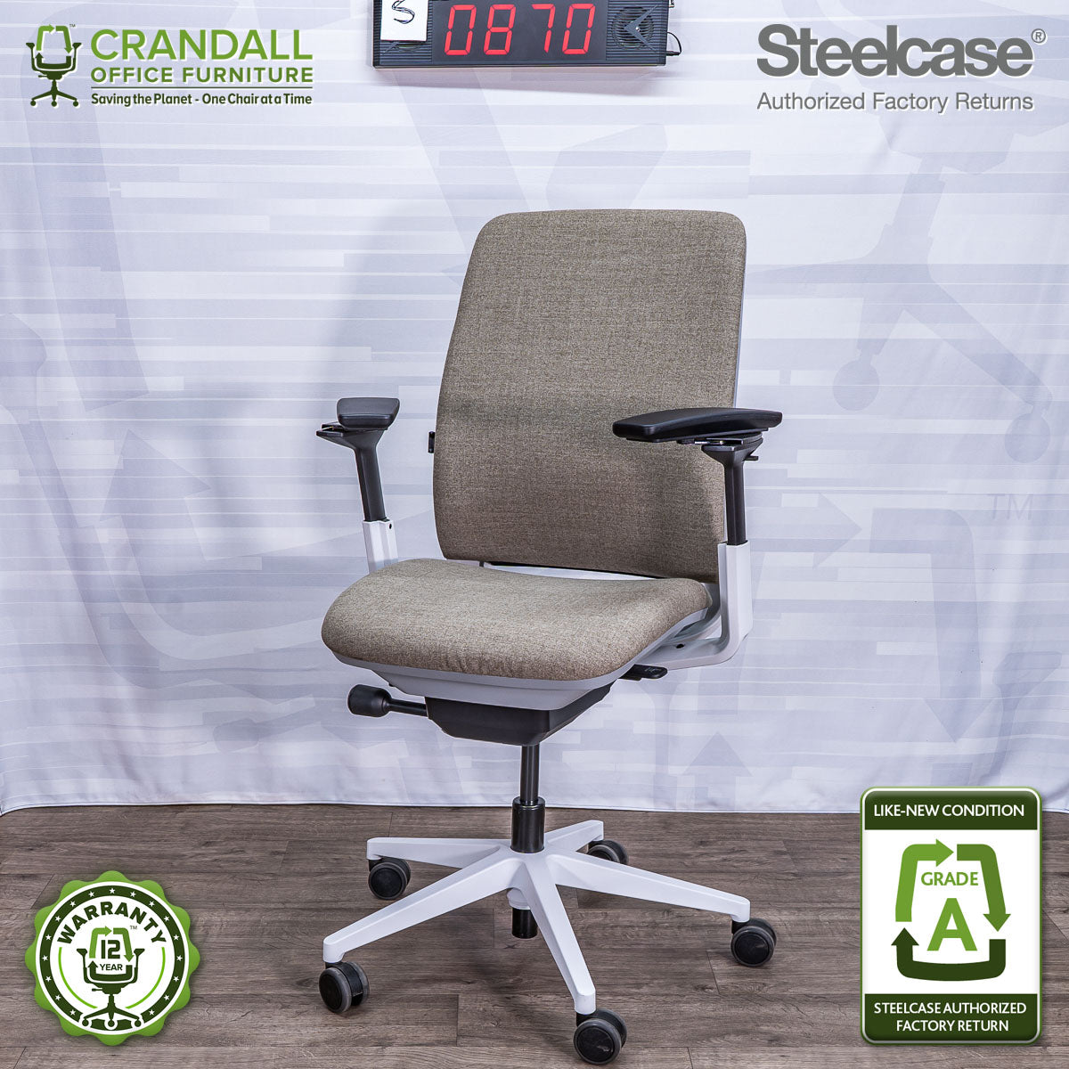 S-0870 - Steelcase Amia - Grade A