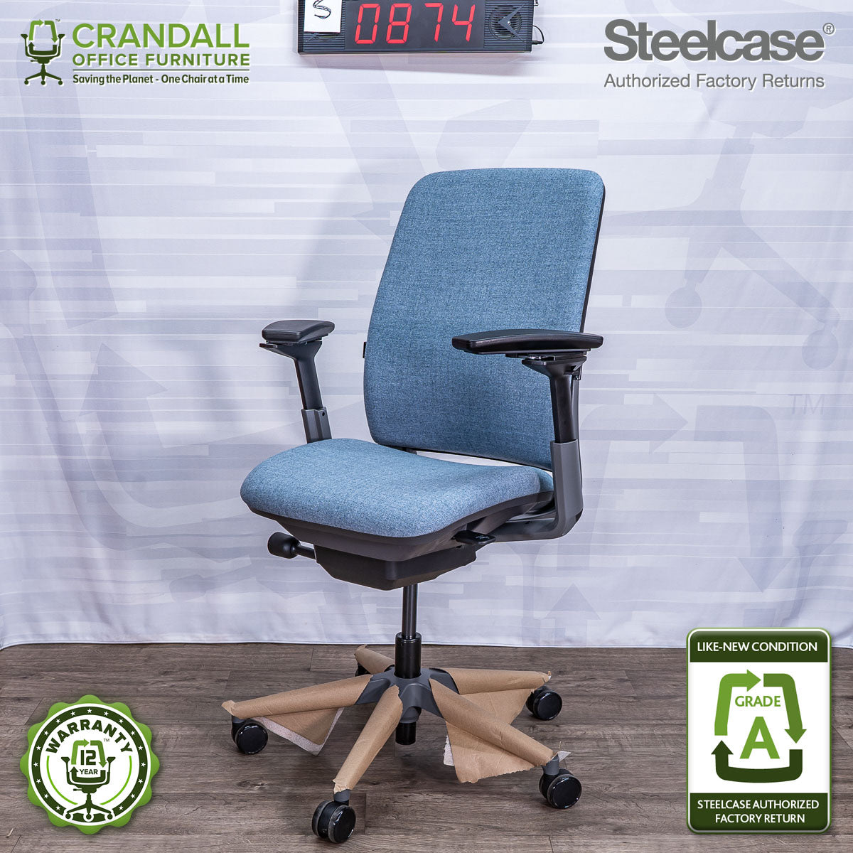 S-0874 - Steelcase Amia - Grade A