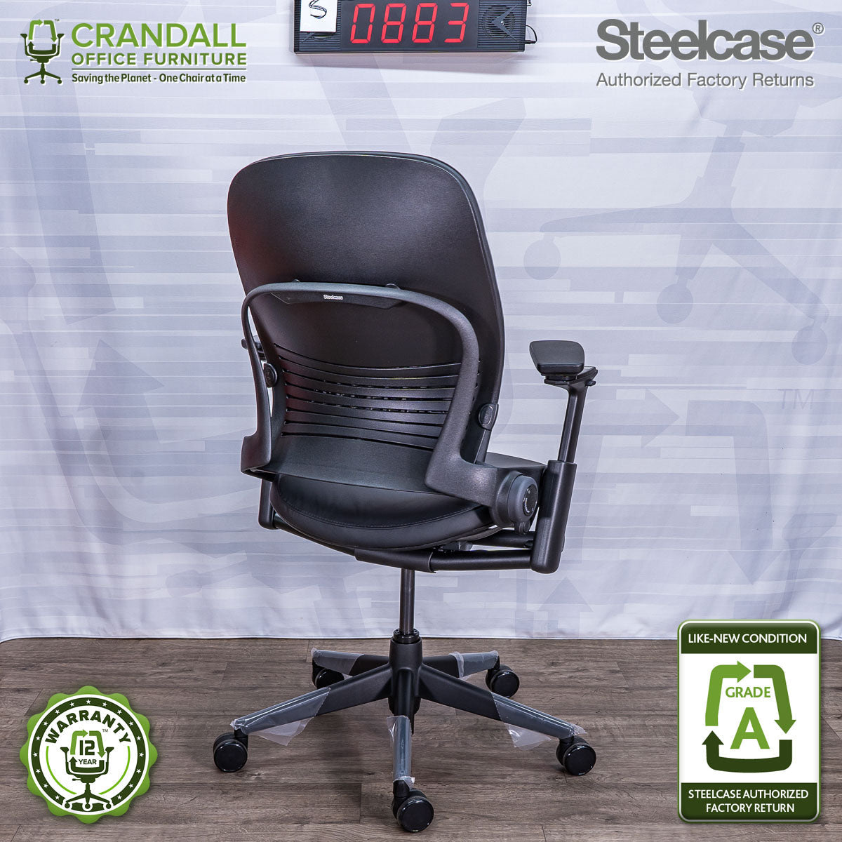 S-0883 - Steelcase V2 Leap - Grade A