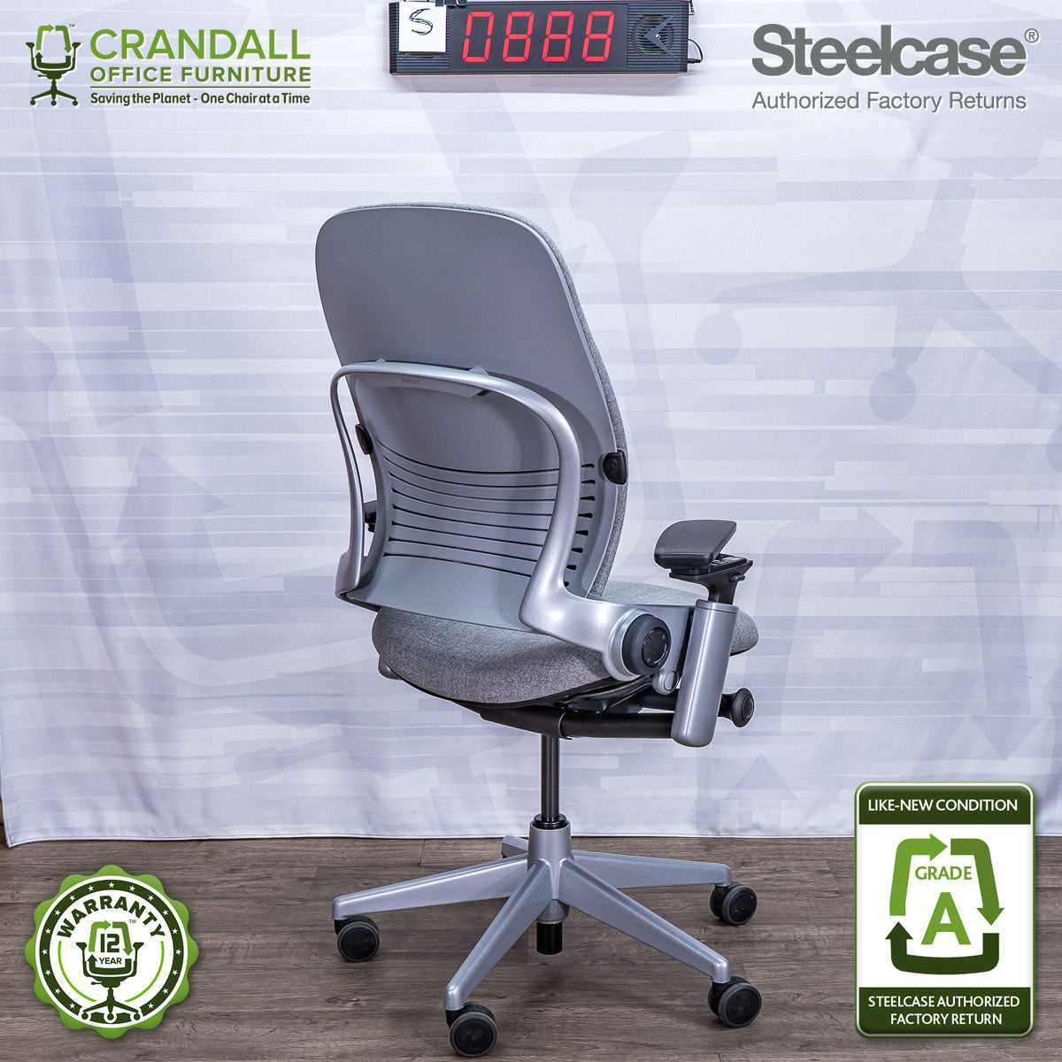S-0888 - Steelcase V2 Leap - Grade A