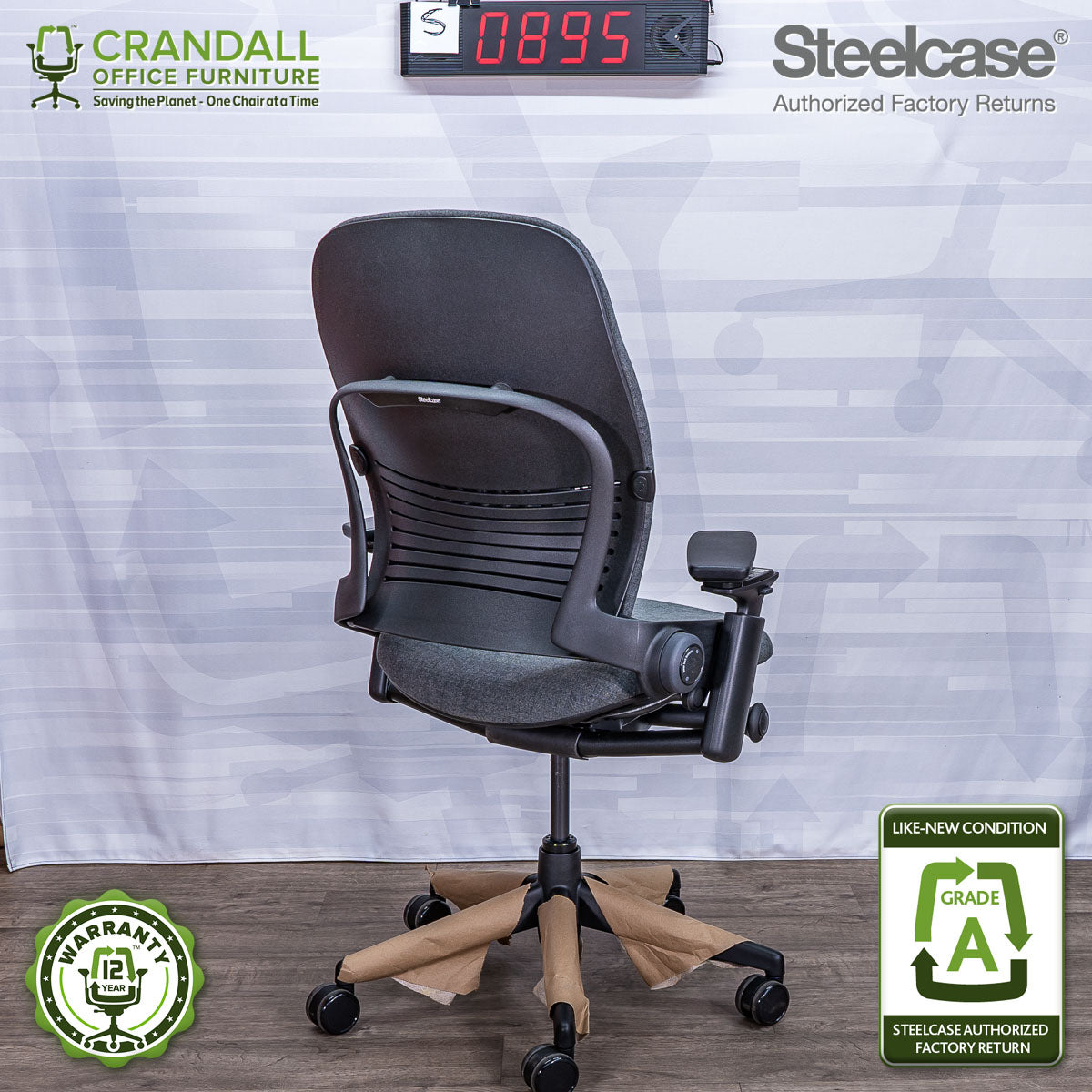 S-0895 - Steelcase V2 Leap - Grade A
