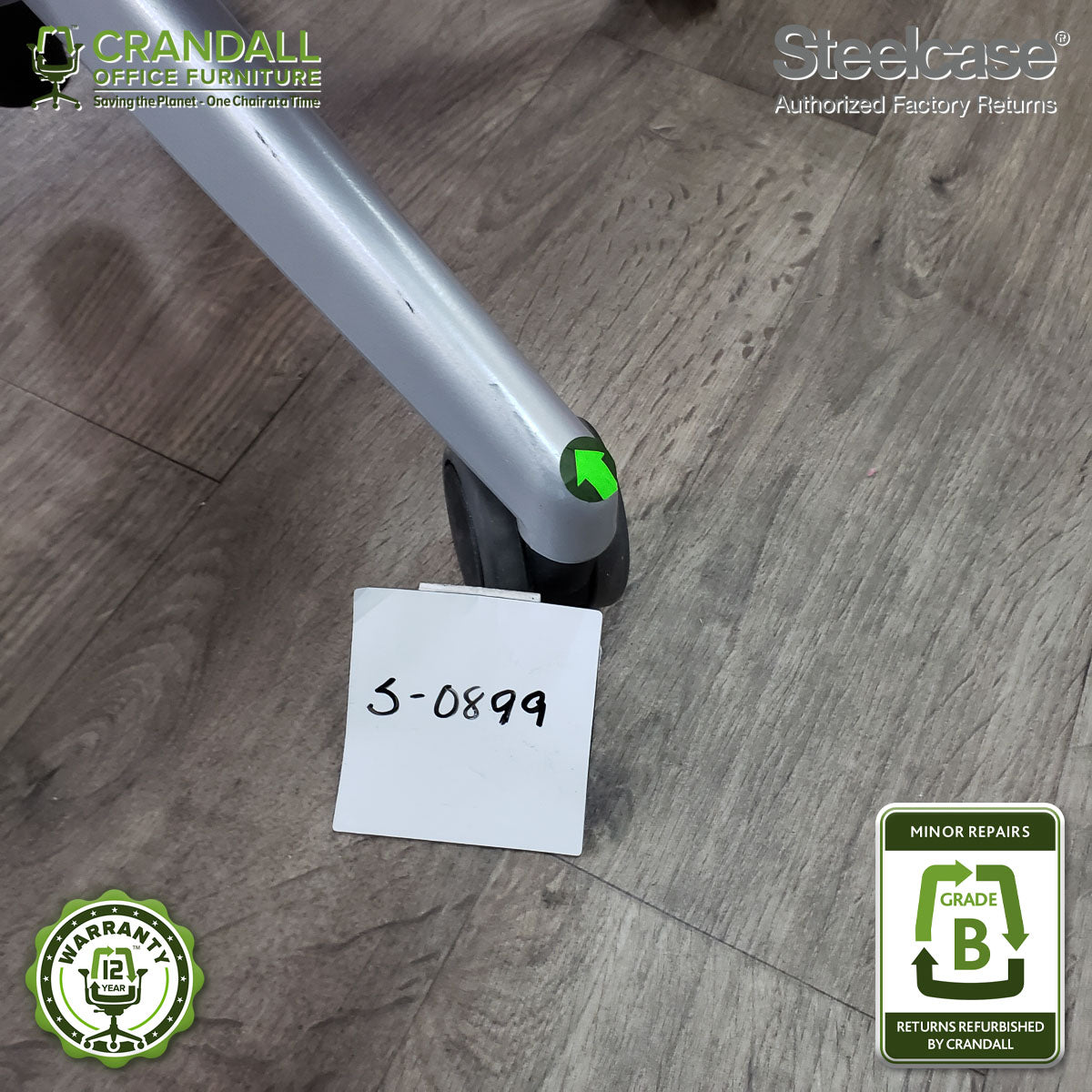 S-0899 - Steelcase V2 Leap - Grade B