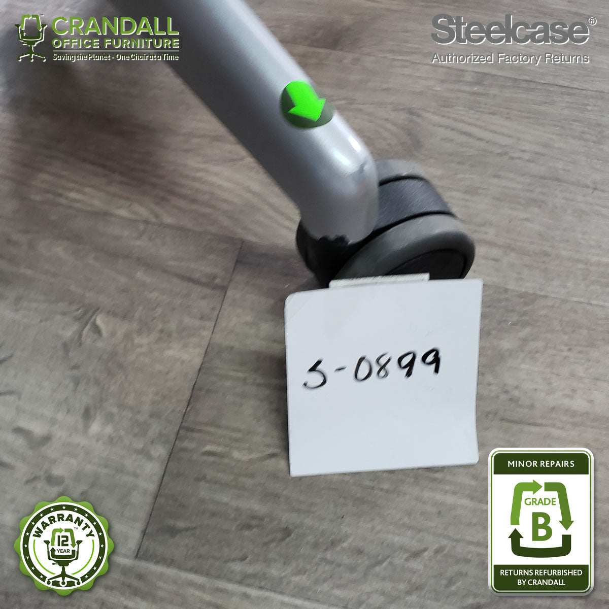 S-0899 - Steelcase V2 Leap - Grade B