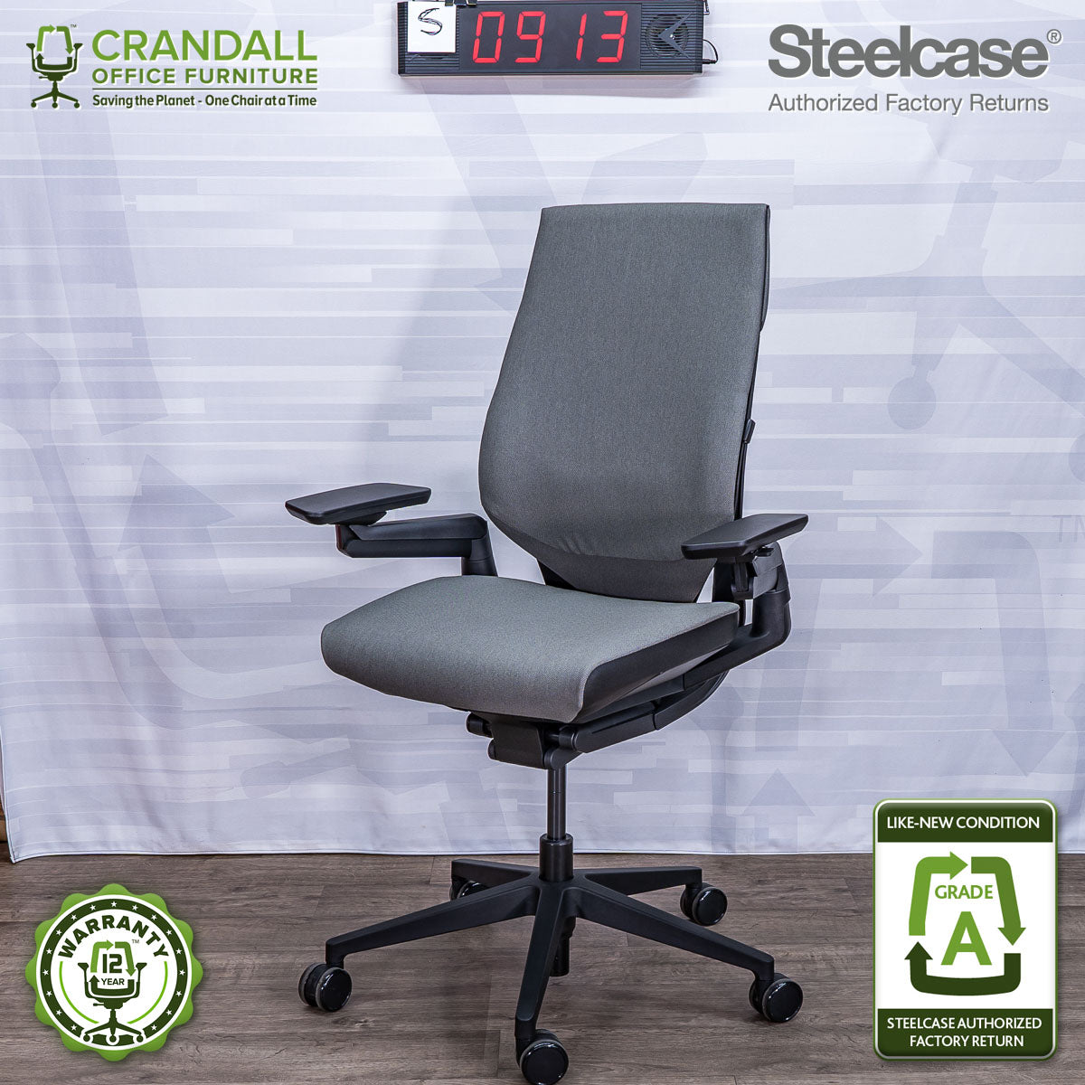 S-0913 - Steelcase Gesture - Grade A