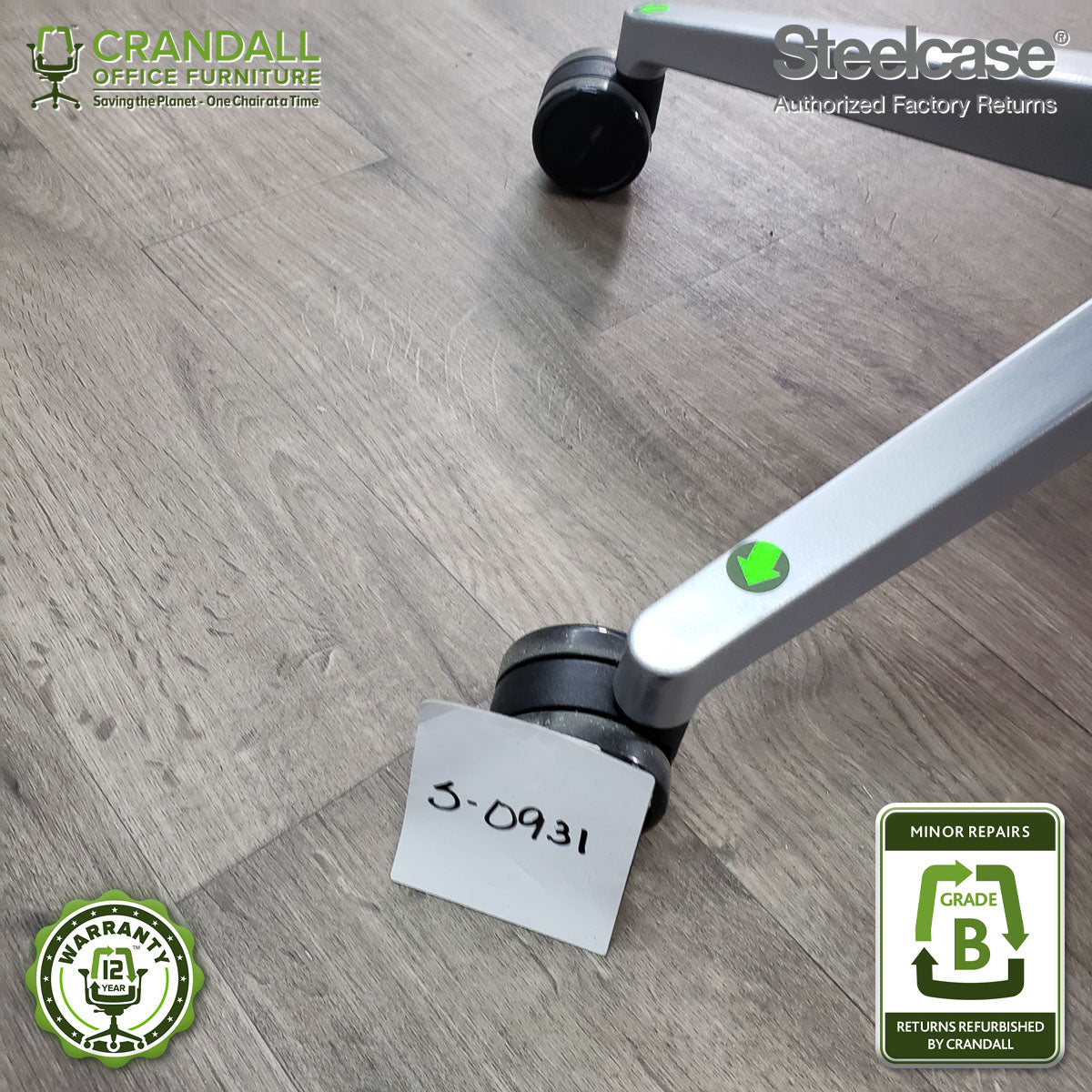 S-0931 - Steelcase Gesture with Headrest - Grade B