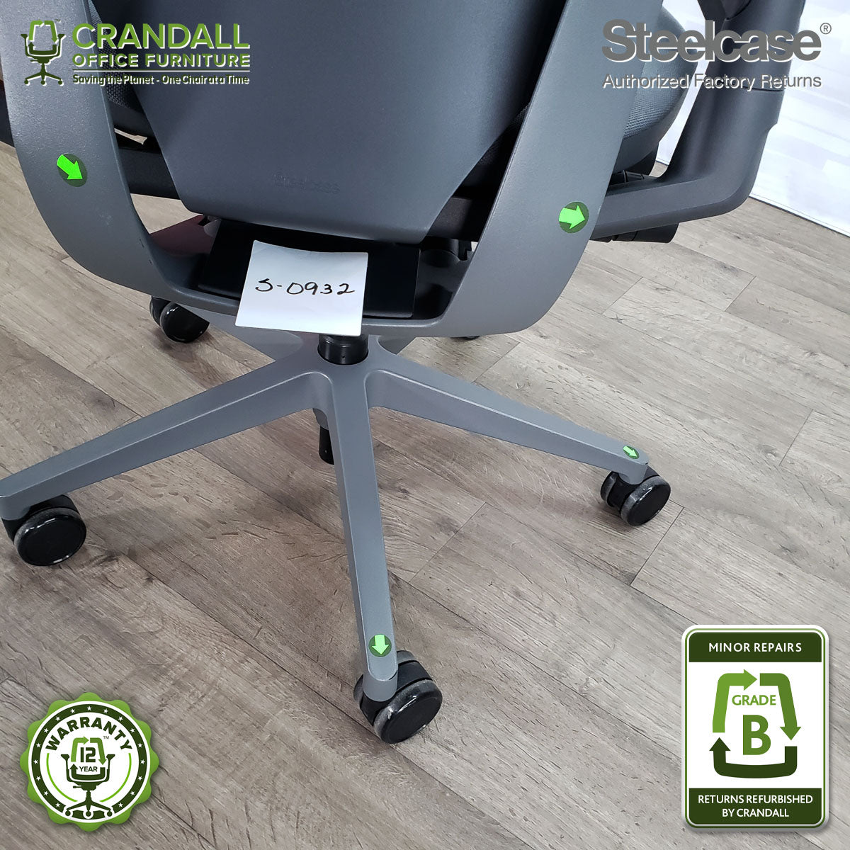 S-0932 - Steelcase Gesture - Grade B