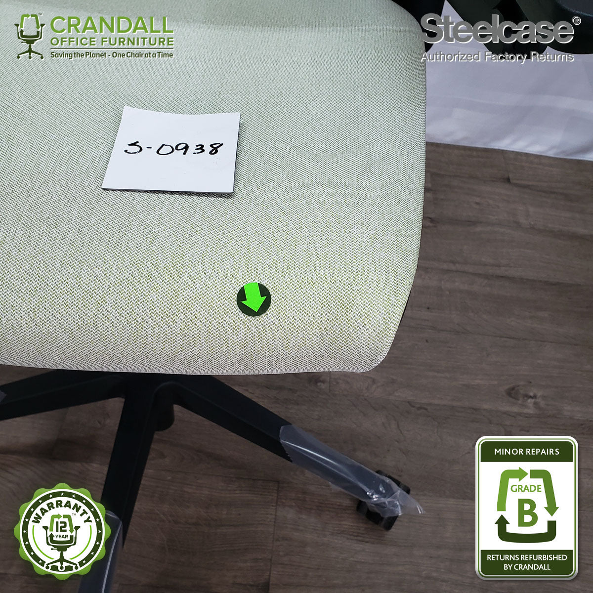 S-0938 - Steelcase Gesture with Headrest - Grade B