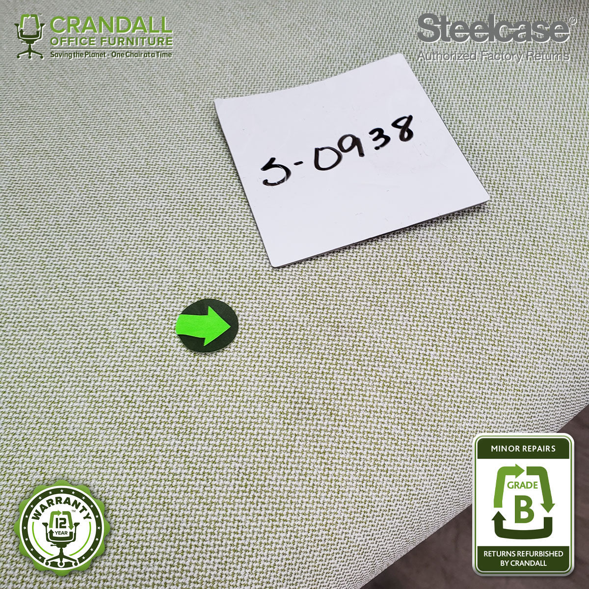 S-0938 - Steelcase Gesture with Headrest - Grade B