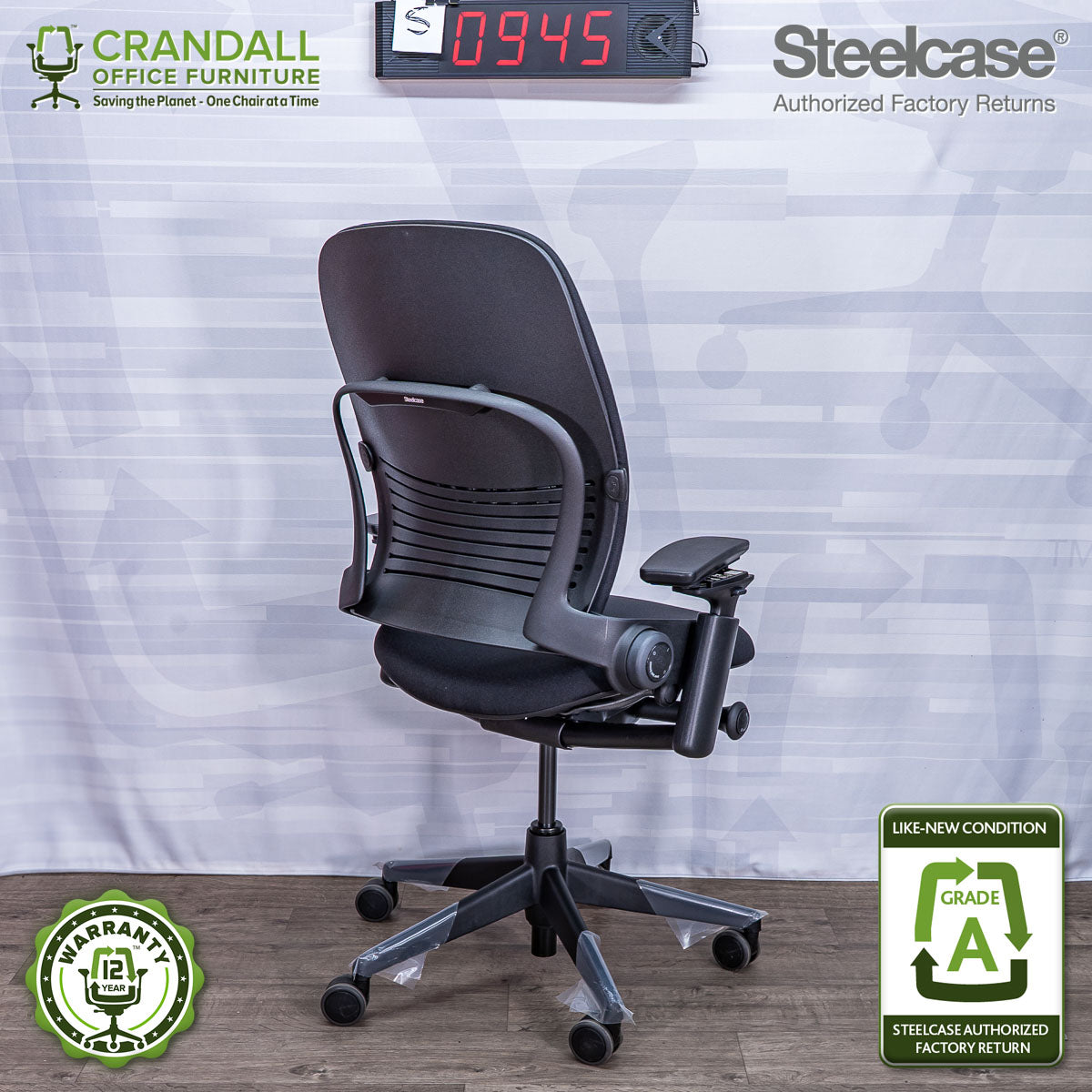 S-0945 - Steelcase V2 Leap - Grade A