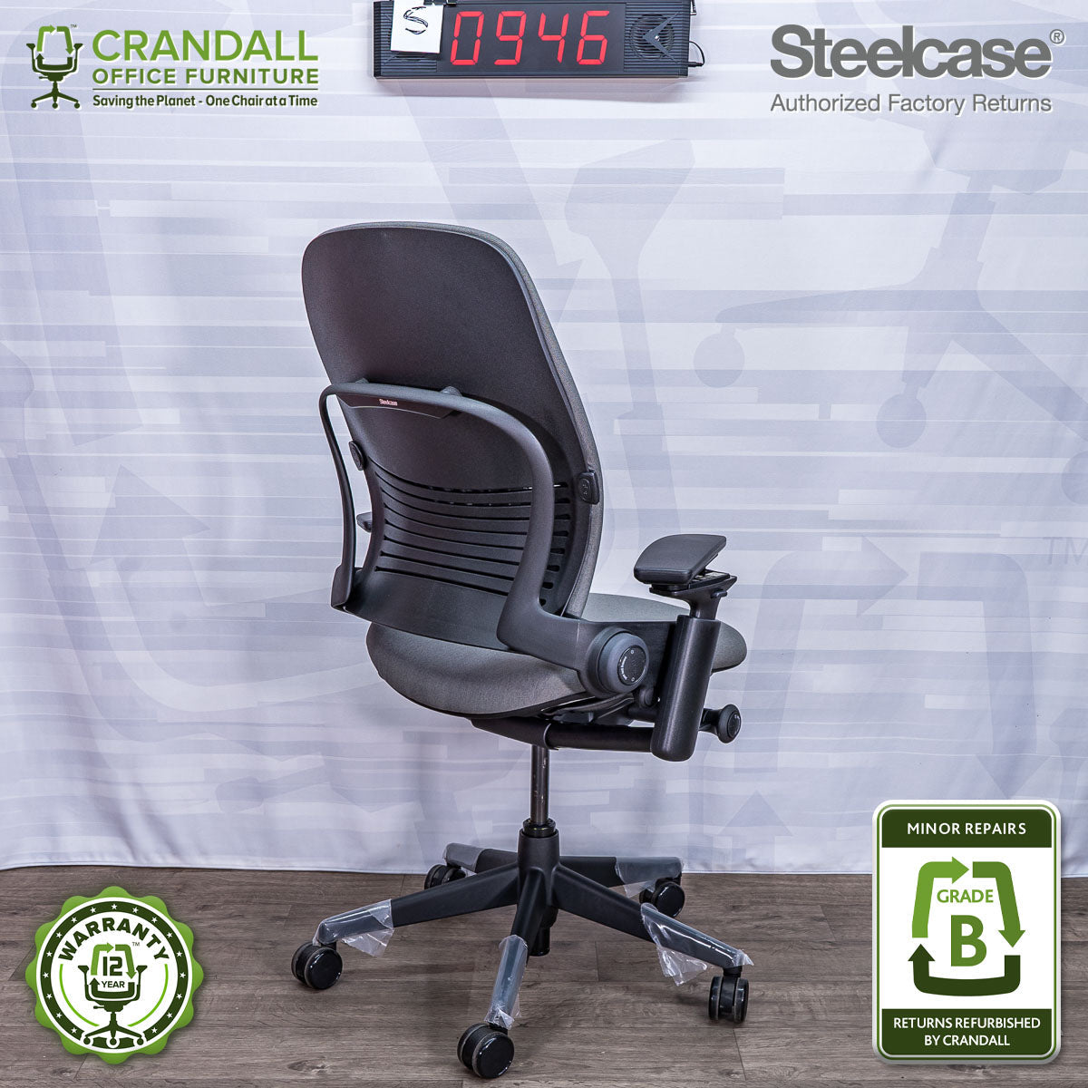 S-0946 - Steelcase V2 Leap - Grade A
