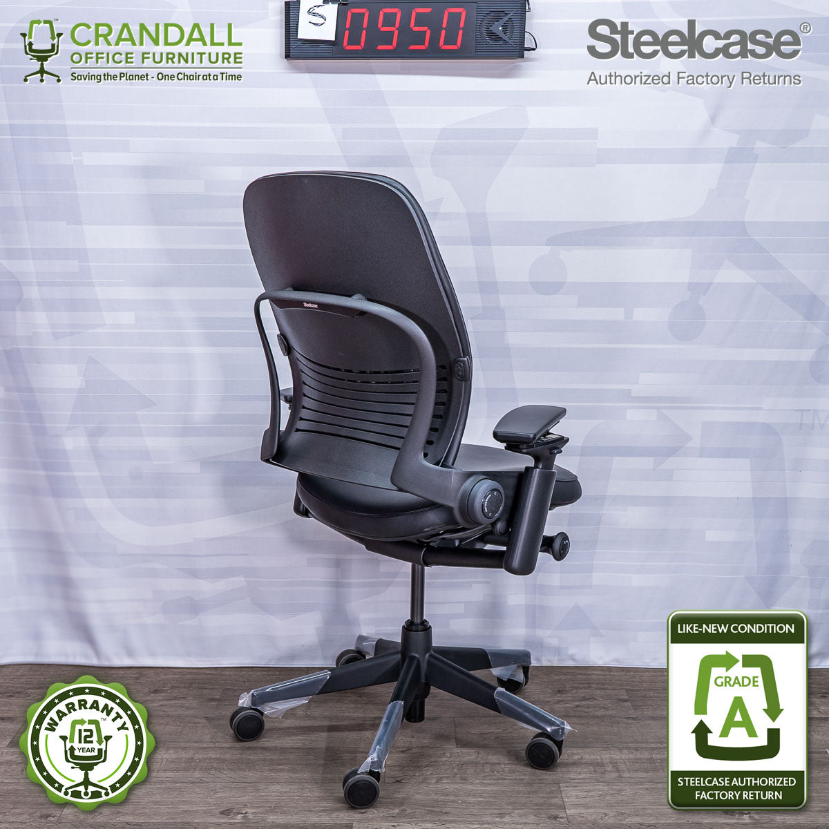 S-0950 - Steelcase V2 Leap - Grade A