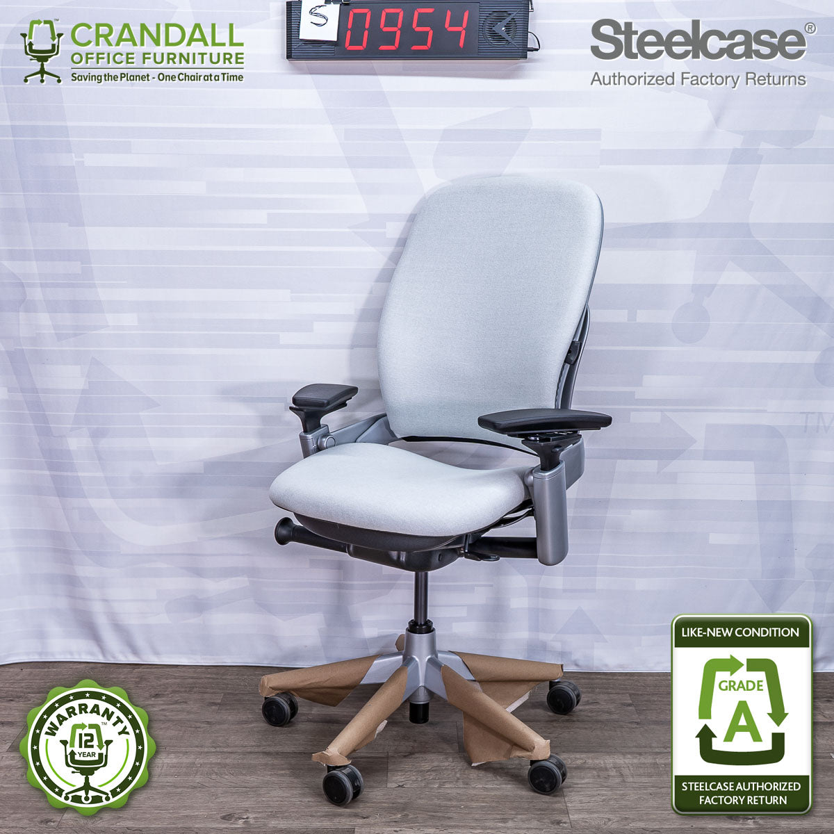 S-0954 - Steelcase V2 Leap - Grade A