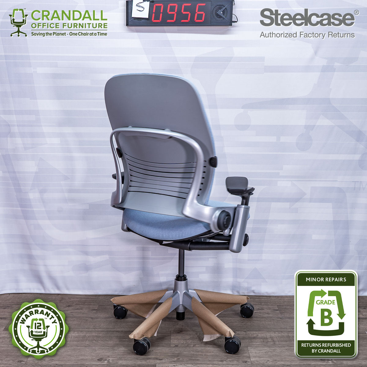 S-0956 - Steelcase V2 Leap - Grade A
