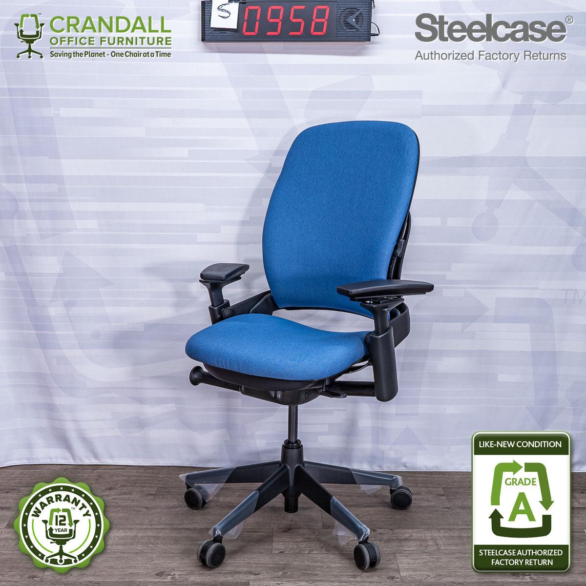 S-0958 - Steelcase V2 Leap - Grade A