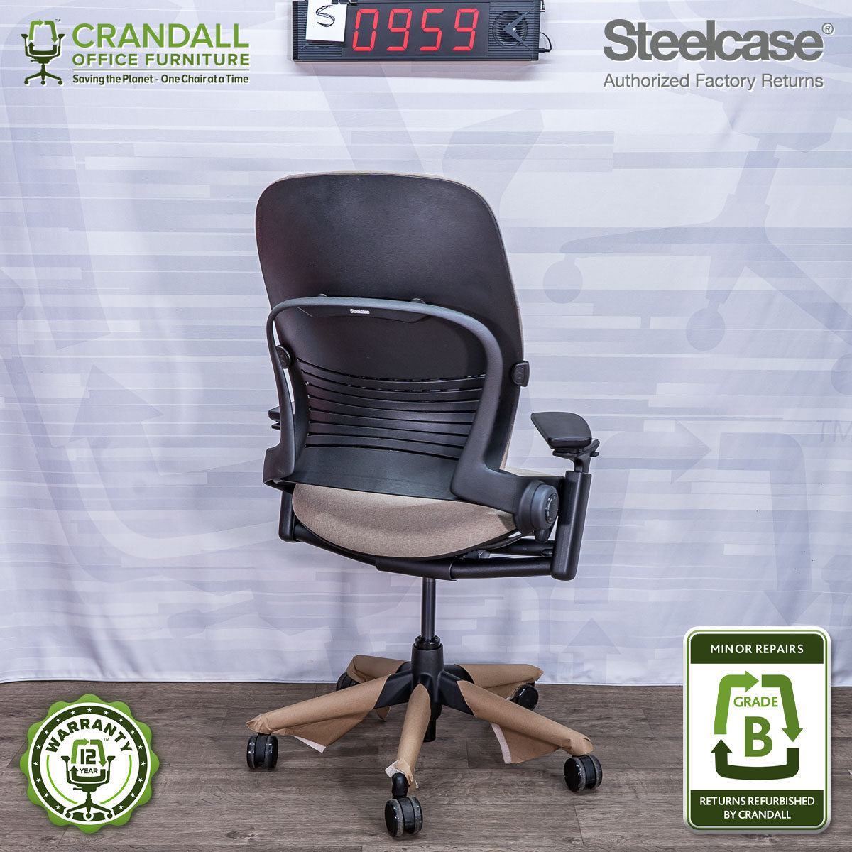 S-0959 - Steelcase V2 Leap - Grade A