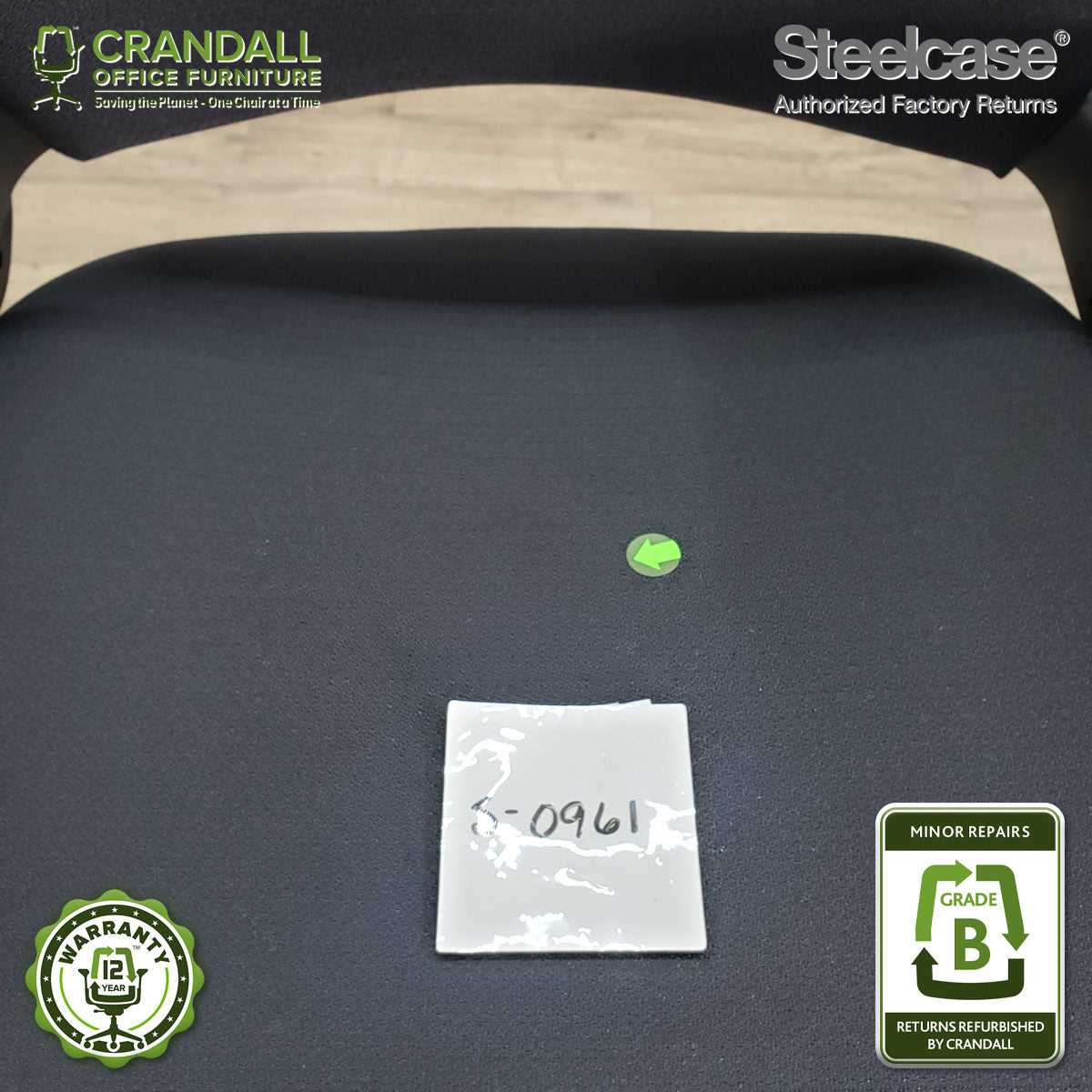 S-0961 - Steelcase V2 Leap - Grade B