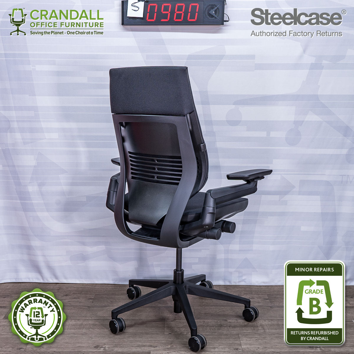 S-0980 - Steelcase Gesture - Grade A