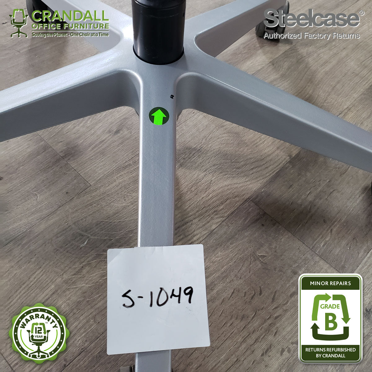 S-1049 - Steelcase Gesture with Headrest - Grade B