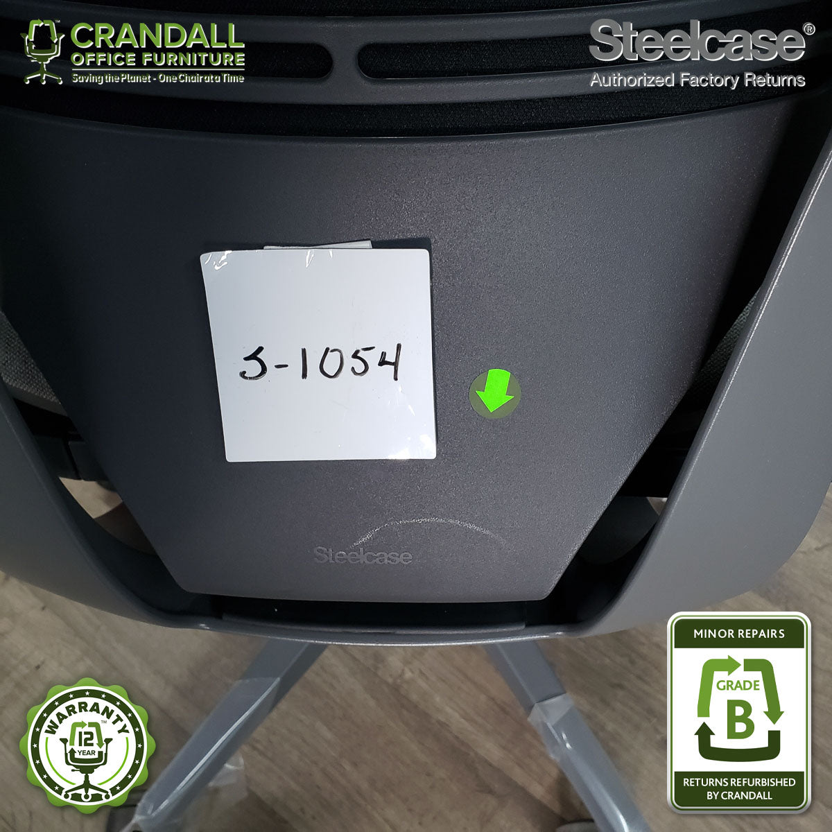 S-1054 - Steelcase Gesture with Headrest - Grade B