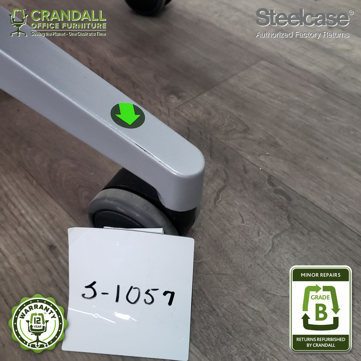 S-1057 - Steelcase Gesture with Headrest - Grade B