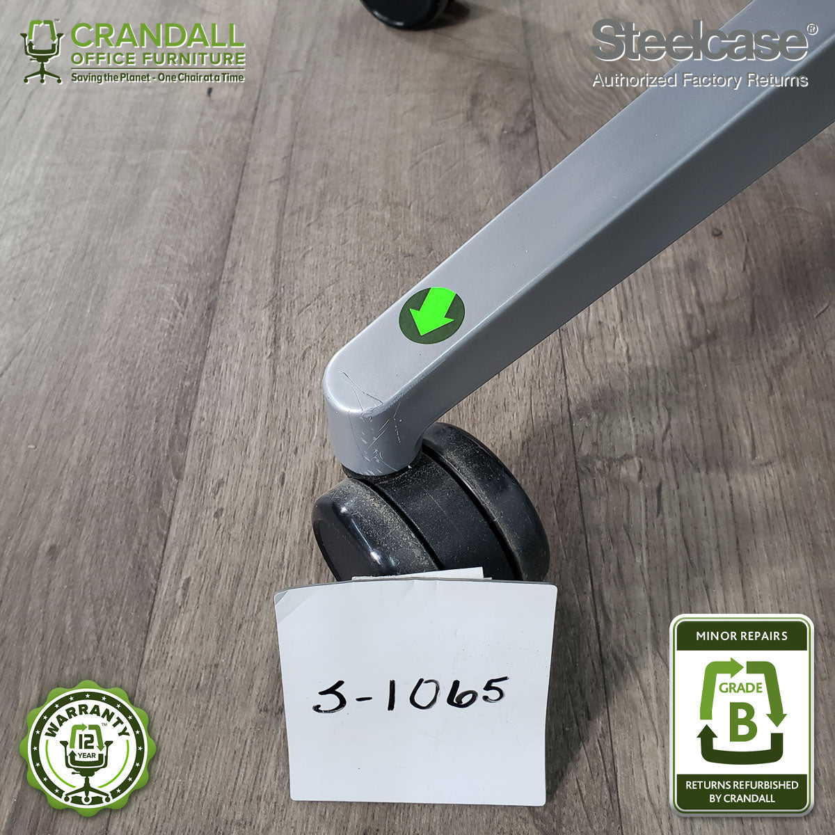 S-1065 - Steelcase Gesture with Headrest - Grade B