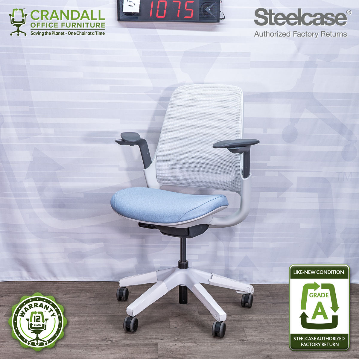 S-1075 - Steelcase Series 1 - Grade A