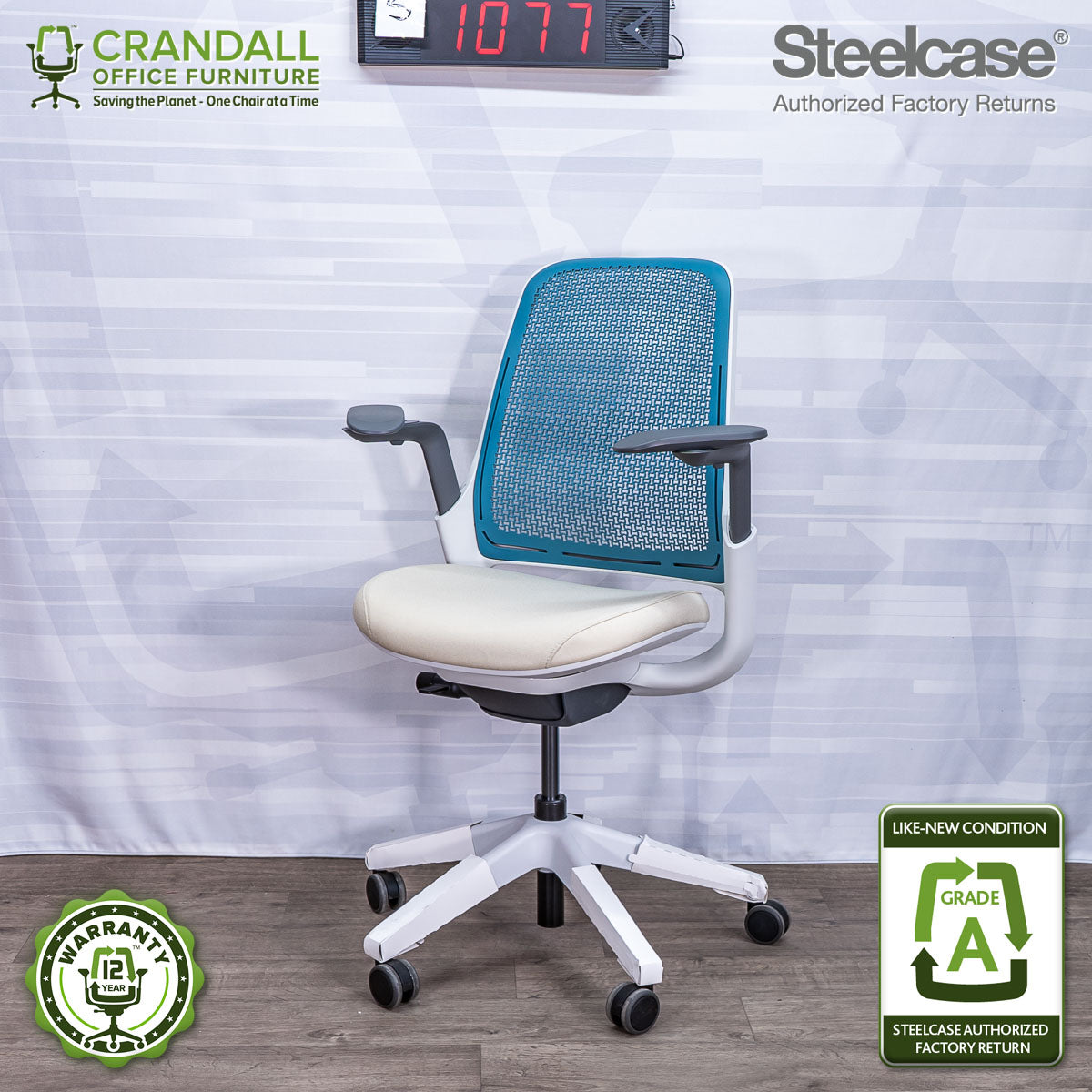 S-1077 - Steelcase Series 1 - Grade A