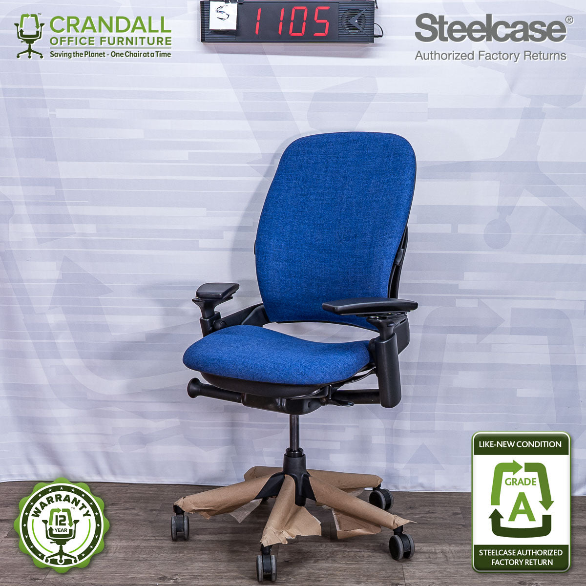 S-1105 - Steelcase V2 Leap - Grade A