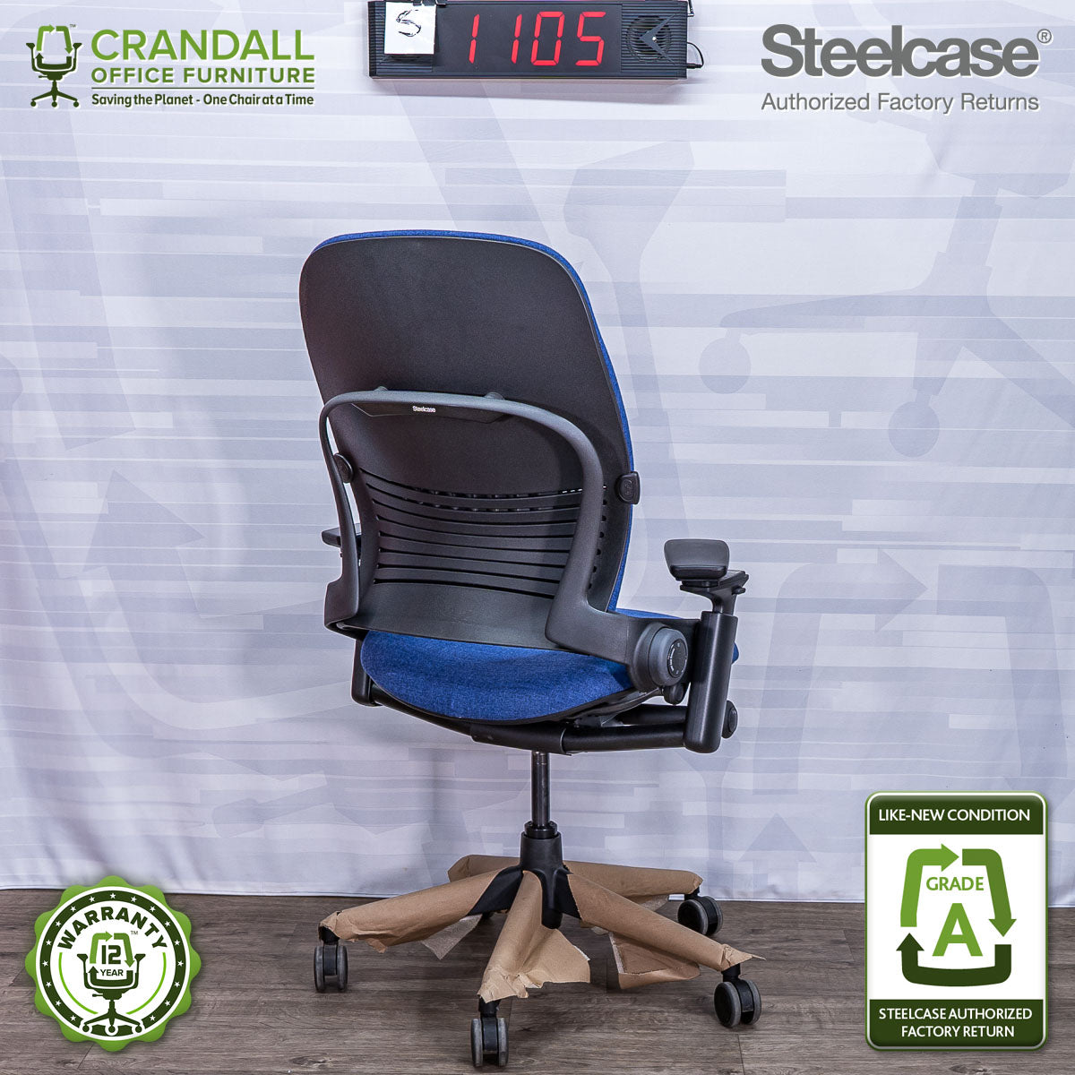 S-1105 - Steelcase V2 Leap - Grade A