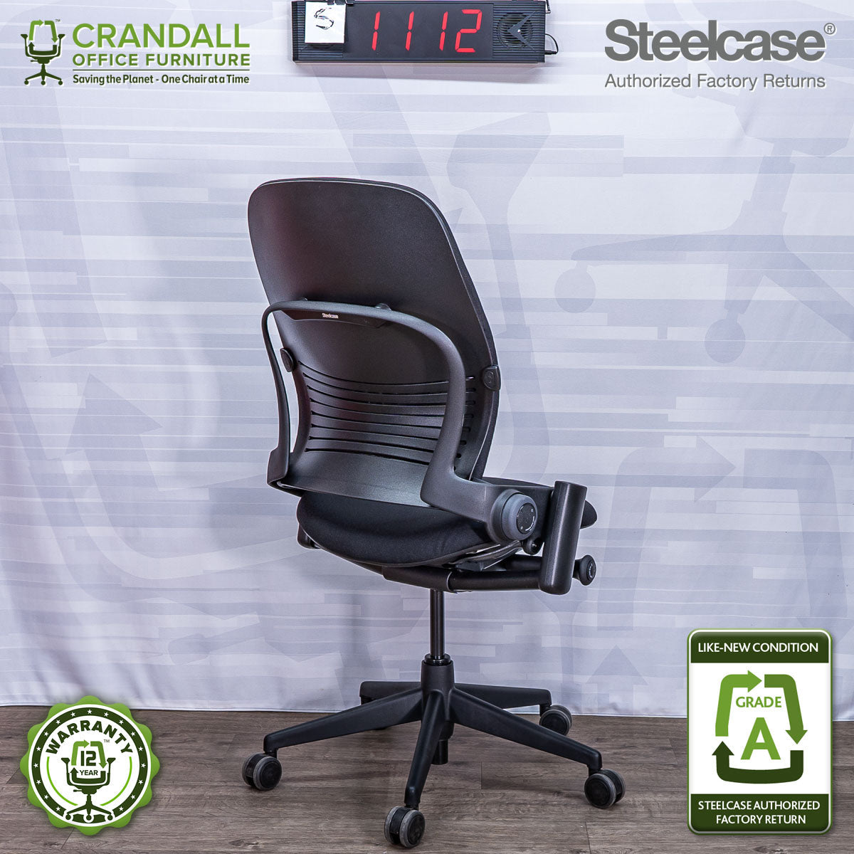 S-1112 - Steelcase V2 Leap - Grade A