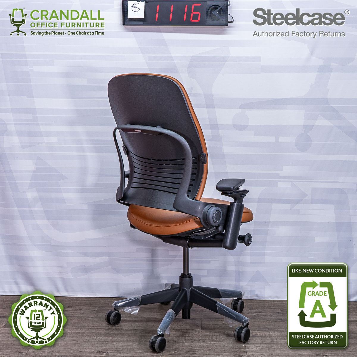 S-1116 - Steelcase V2 Leap - Grade A