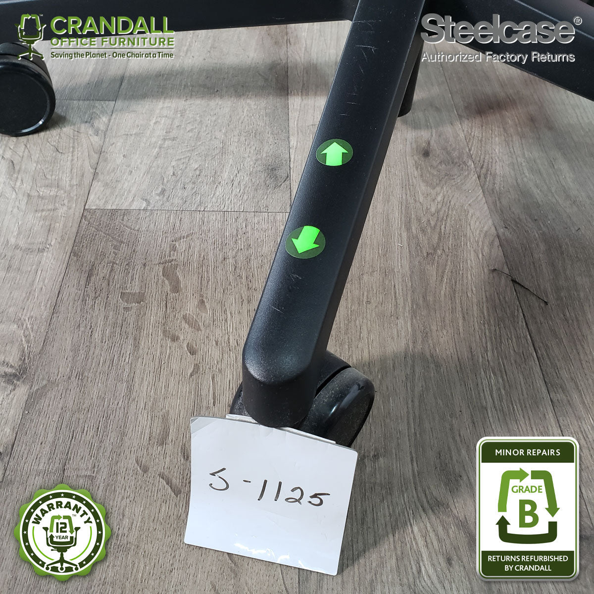 S-1125 - Steelcase Leap Plus - Grade B