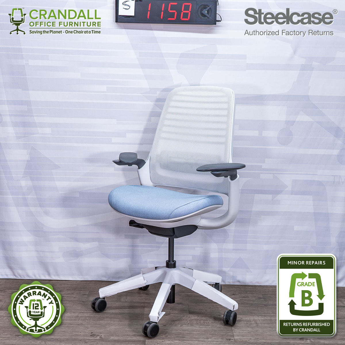 S-1158 - Steelcase Series 1 - Grade B