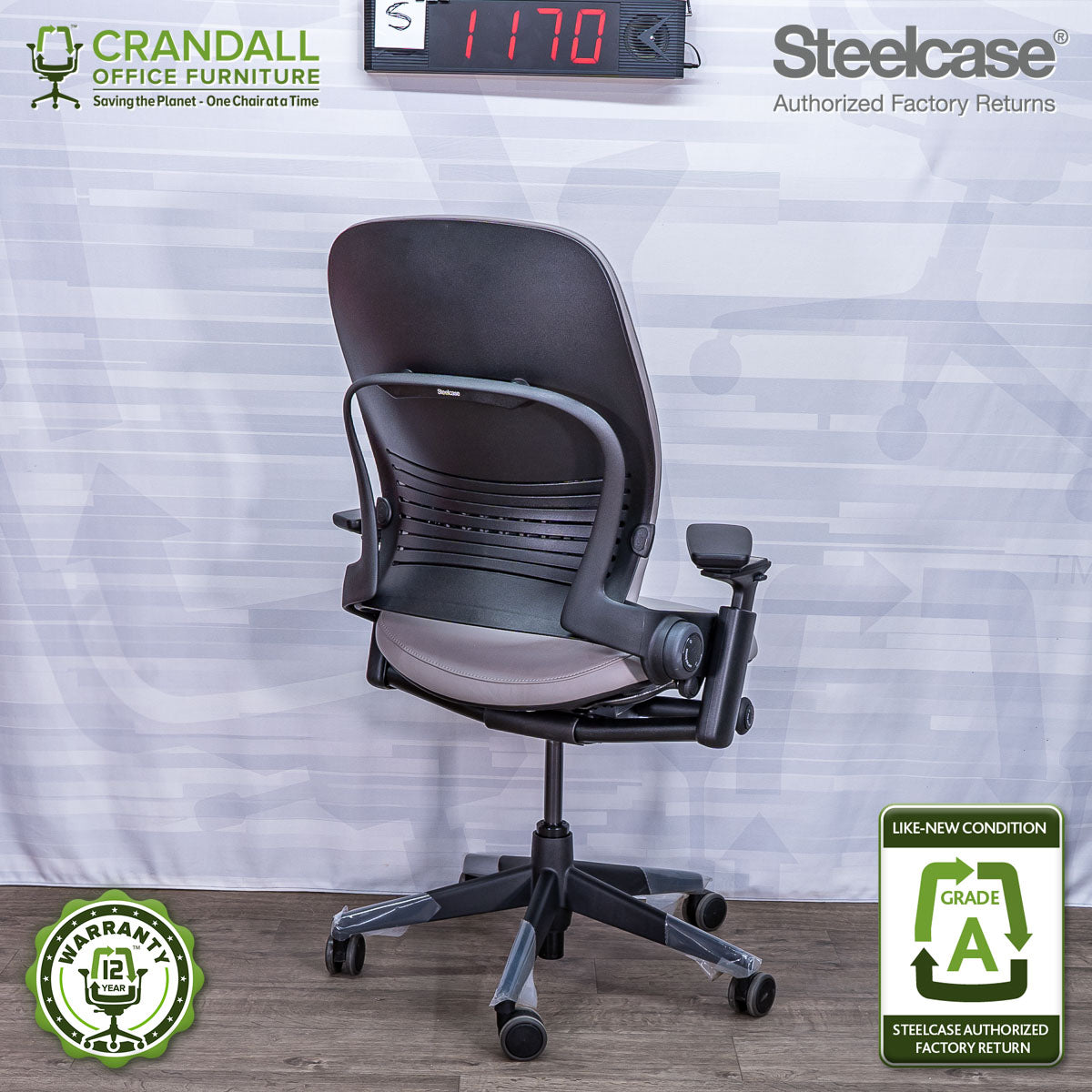 S-1170 - Steelcase V2 Leap - Grade A