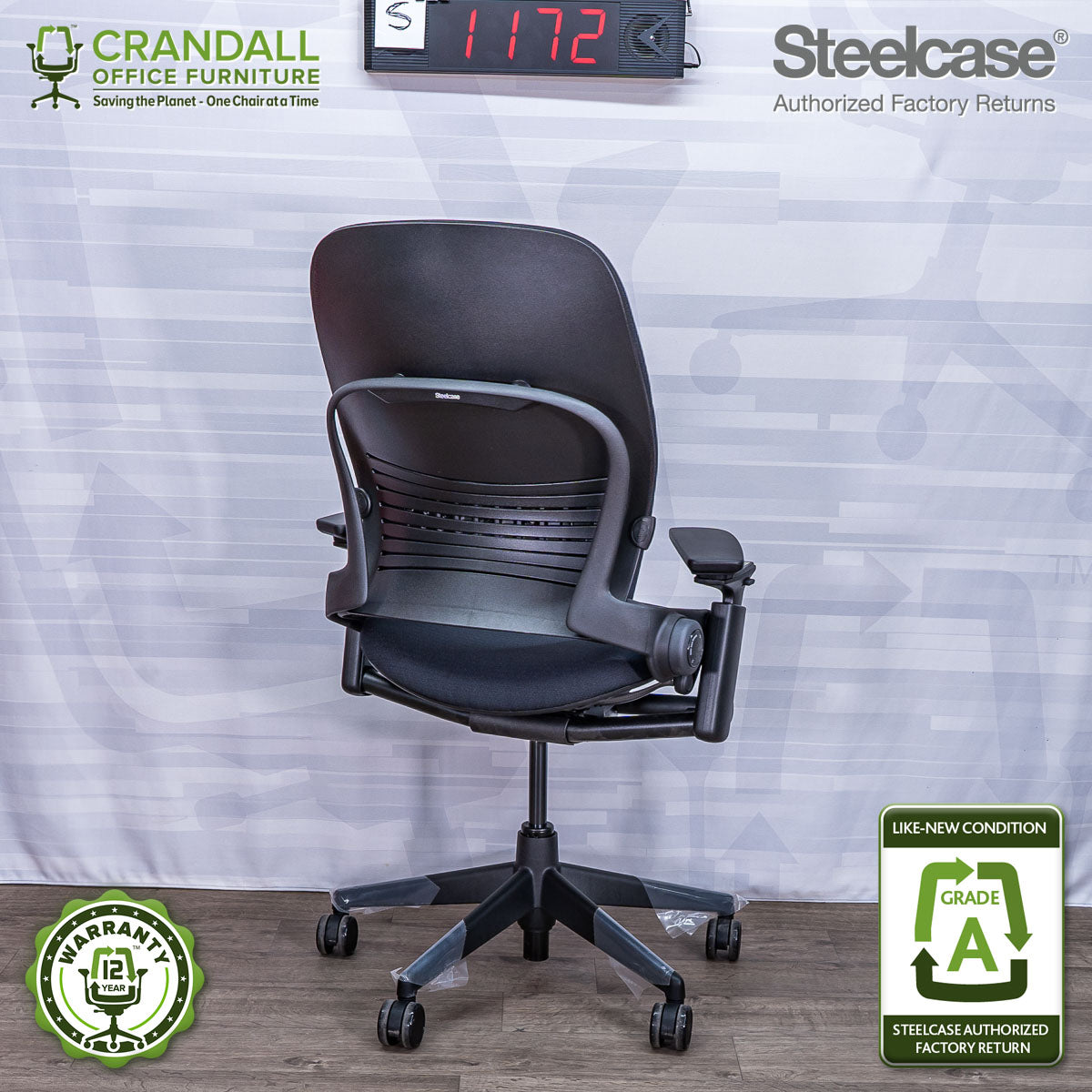 S-1172 - Steelcase V2 Leap - Grade A