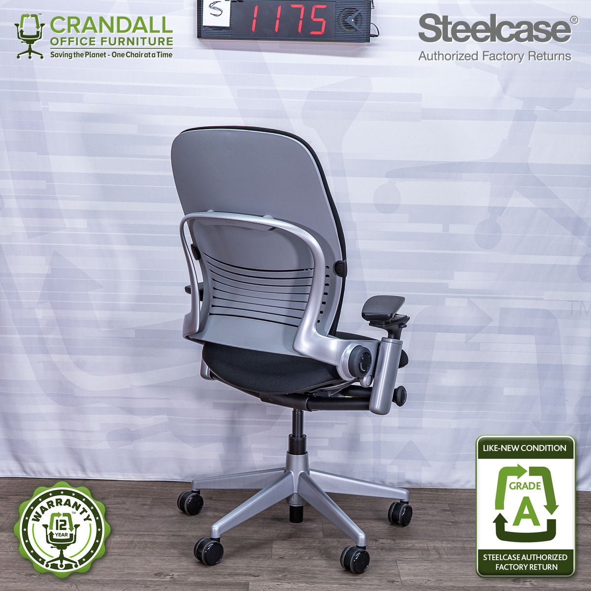 S-1175 - Steelcase V2 Leap - Grade A