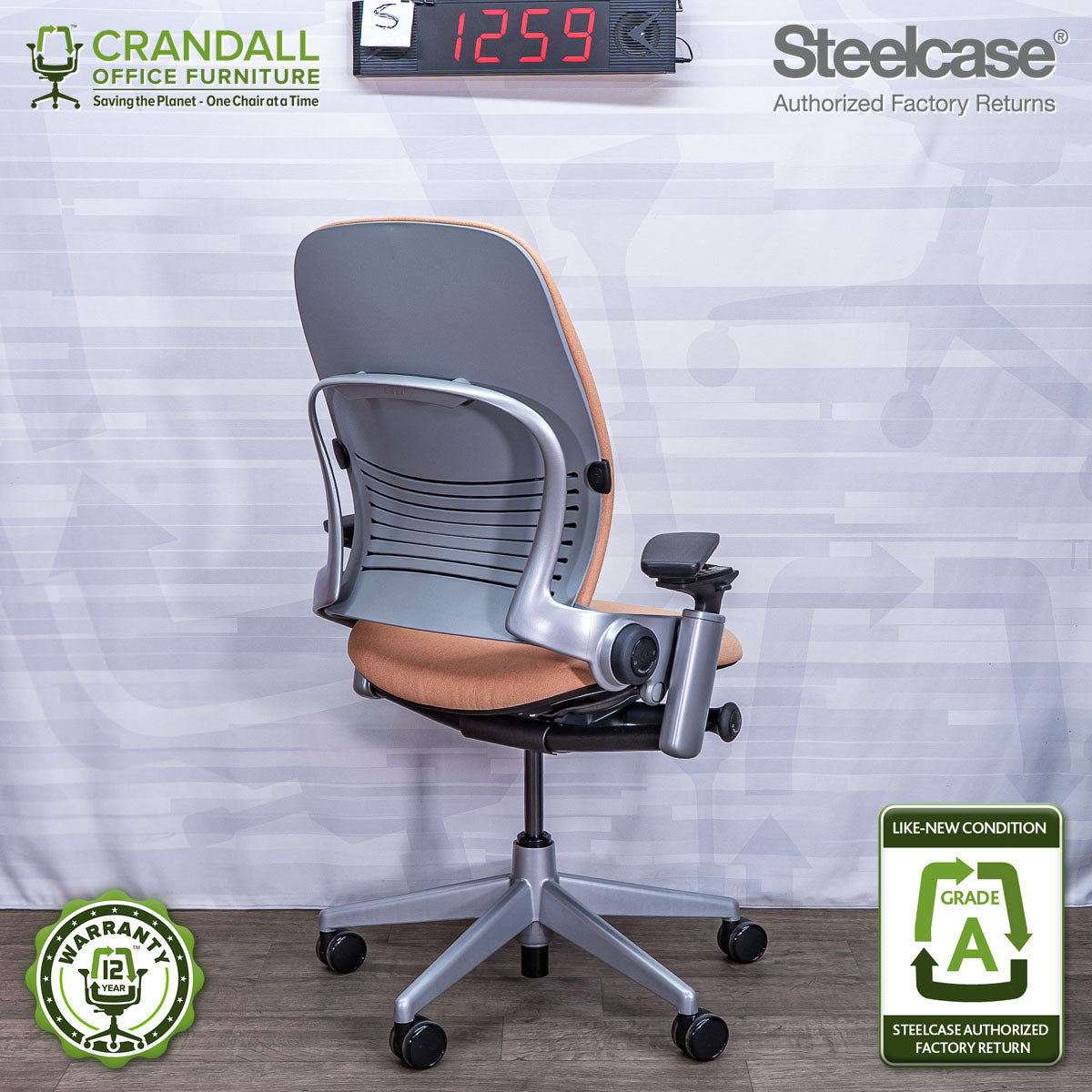 S-1259 - Steelcase V2 Leap - Grade A