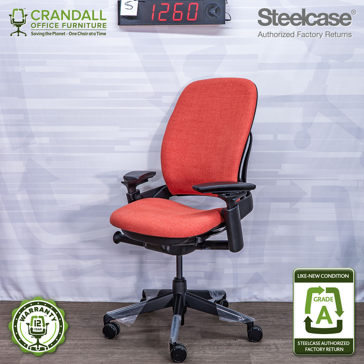 S-1260 - Steelcase V2 Leap - Grade A