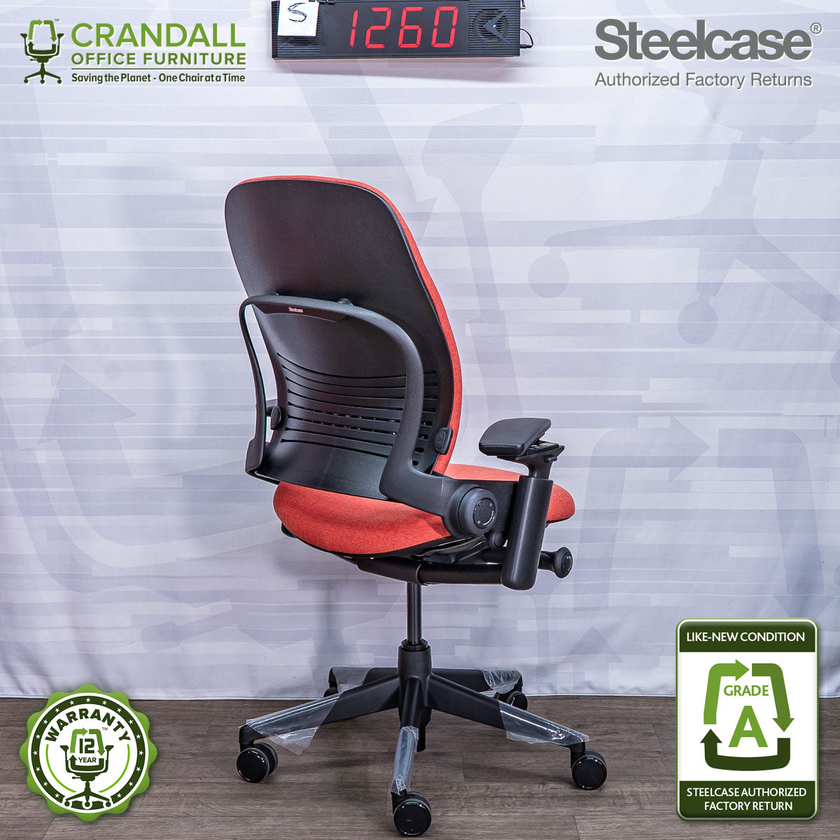 S-1260 - Steelcase V2 Leap - Grade A