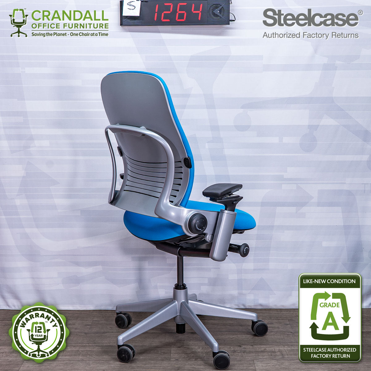 S-1264 - Steelcase V2 Leap - Grade A