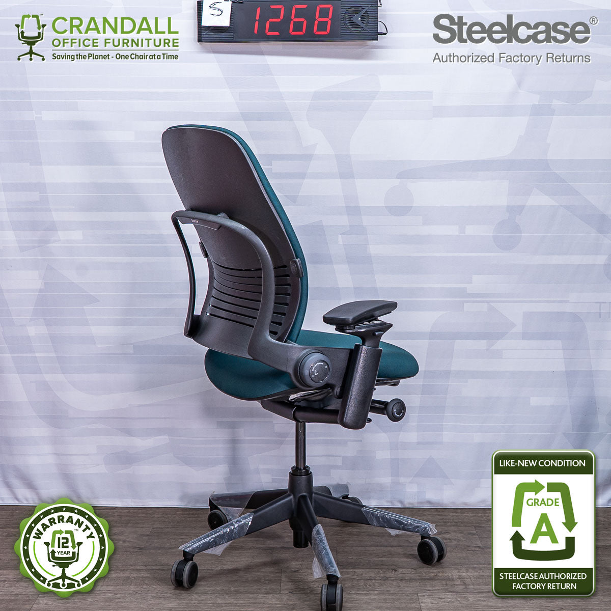 S-1268 - Steelcase V2 Leap - Grade A