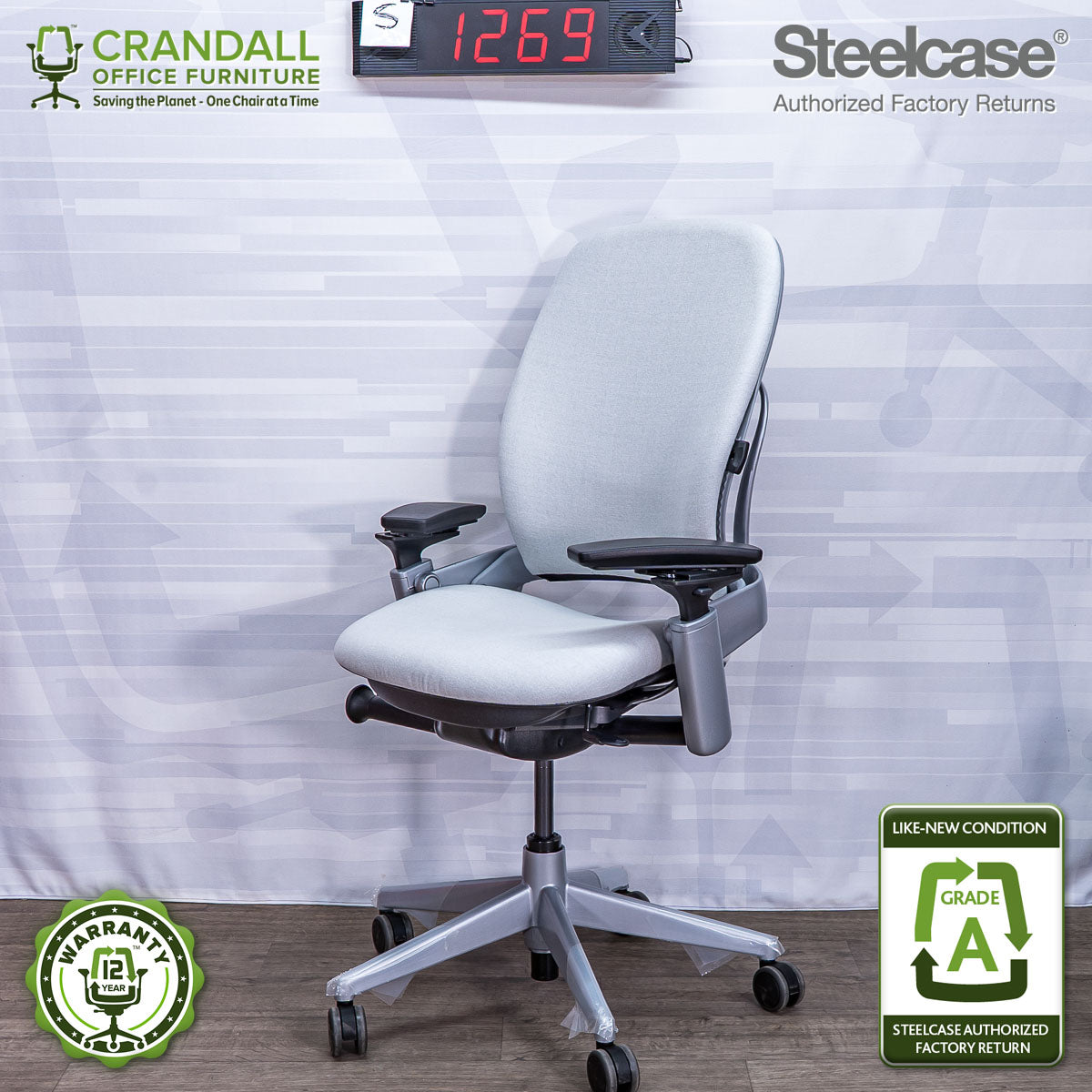 S-1269 - Steelcase V2 Leap - Grade A